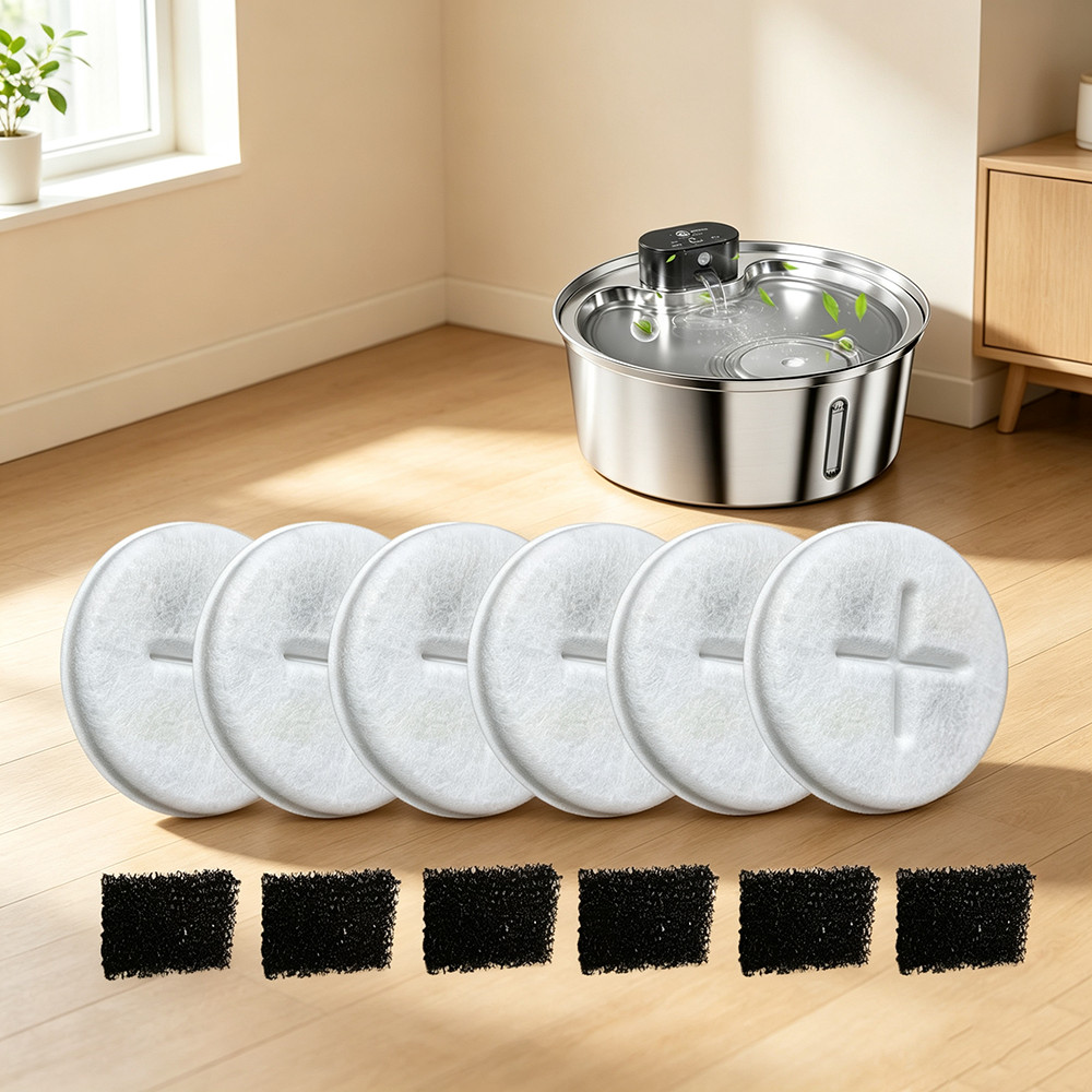 Filtro Para Bebedouro Cães Newpet para NP855- 6 Unidades