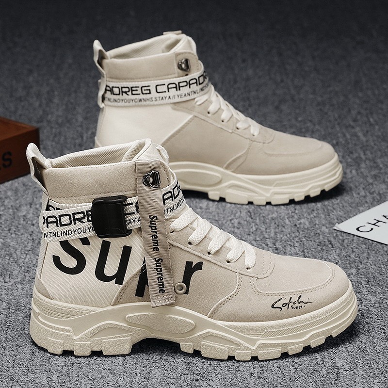 2024 Bota Masculina Botas Masculinas De Inverno Sapatos De Tornozelo Sapato De Neve Quente