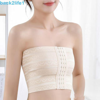BACK2LIFE1 Pasta De Peito Respirável Sem Costura Bustiers Com Fivela Modelador Sutiã Moleca