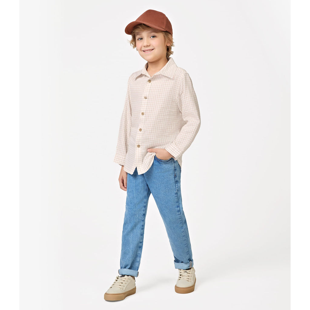 Calça Infantil Masculina Jeans Trick Nick Azul