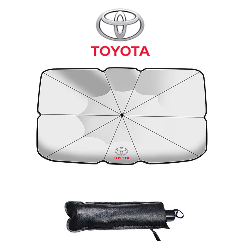 Pára-Brisa Do Carro Sol Capa Dobrável Para Toyota GR Esporte Auris Camry Corolla C-HR Land Cruiser rav4