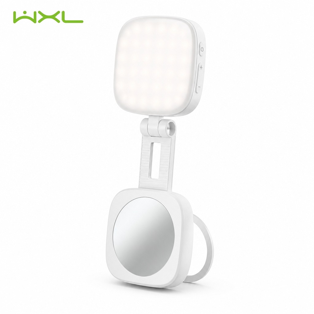 Luz de Preenchimento Portátil Removível com 3 Tons de Luz e Rotação 360° Ideal para Selfies Lives e Conteúdo Celular