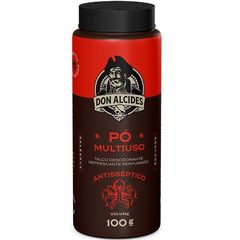 Pó Multiuso Talco Antisséptico Perfumado 100g Don Alcides