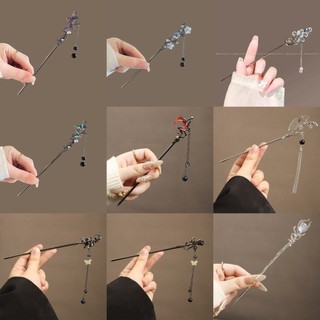 Novo estilo chinês borla hairpin feminino estilo nacional placa hairpin volta cabeça moderno simples Cheongsam passo agi