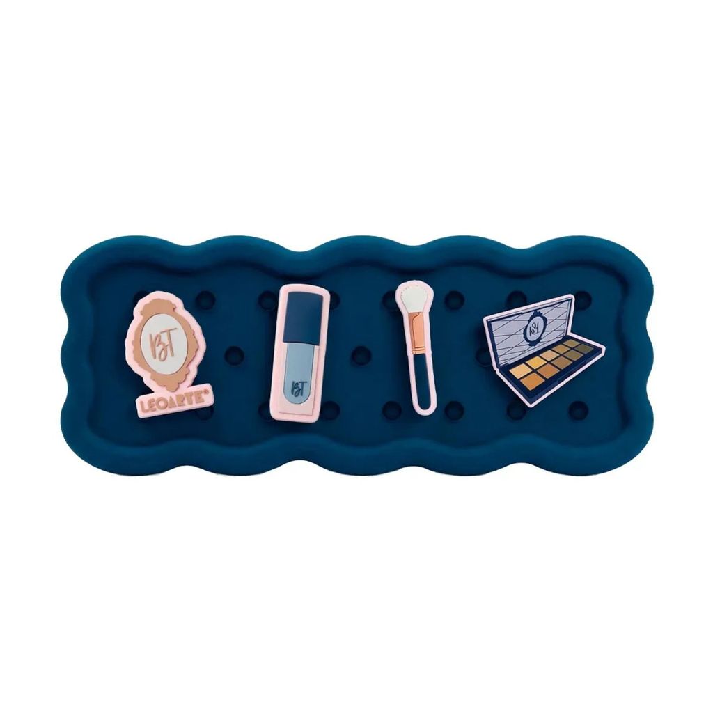 Estojo de Silicone com Pins Bruna Tavares Azul LeoArte Leonora - 10756