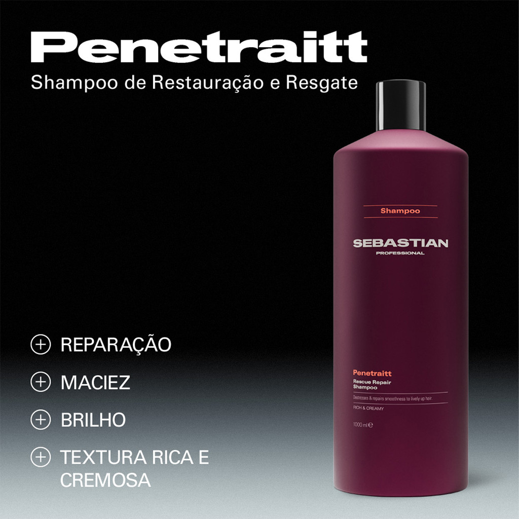 Sebastian Professional Penetraitt - Shampoo 1L — imagem 2 de 2