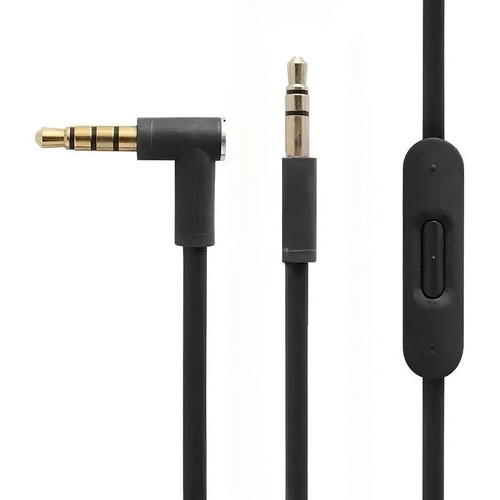 Cabo Compatível Para Fone Beats Solo / Studio / Mixr / Pro Cor Preto Reposição H