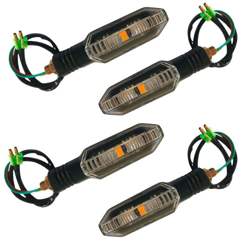 Kit 2x Pares Pisca Led Com Parafuso Seta Cb Twister 250 Lander 250 titan125/150