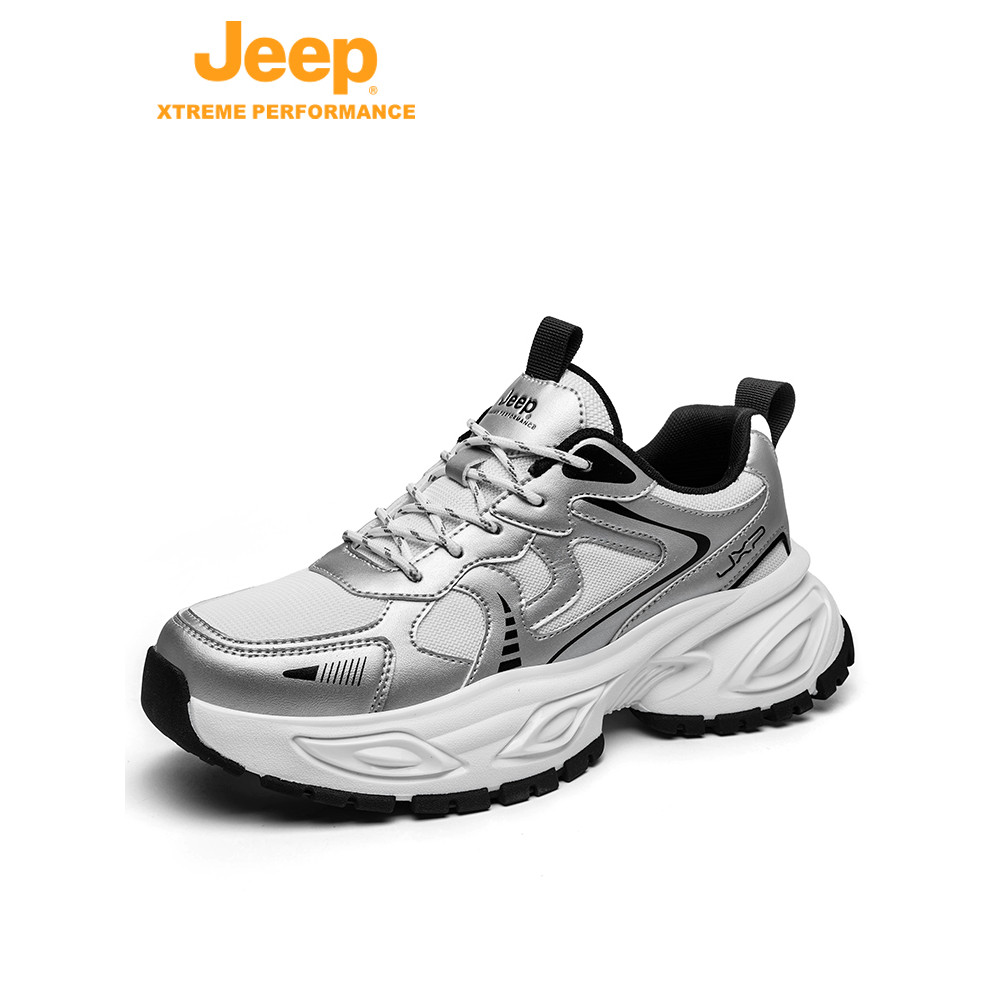 Jeep sapatos masculinos prata papai sapatos masculinos 2026 verão novos sapatos masculinos aumentados sapatos casua