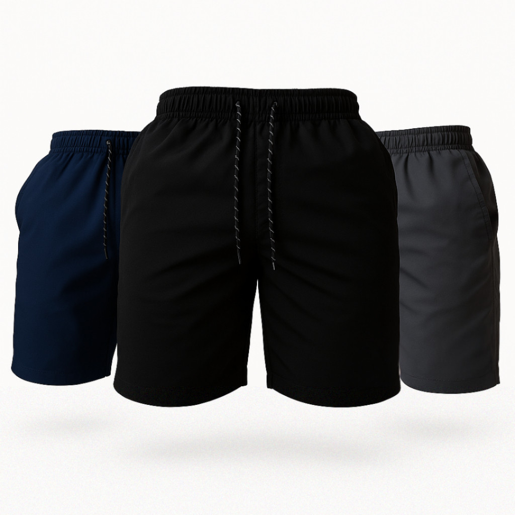 Short Tactel Masculino Treino Academia Calção Futebol Bermuda Tectel Bolso