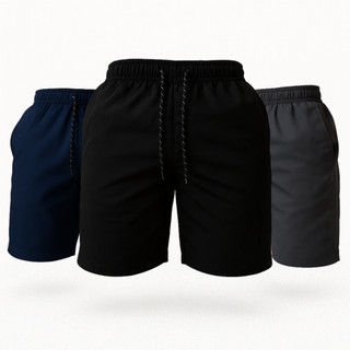 Short Tactel Masculino Treino Academia Calção Futebol Bermuda Tectel Bolso