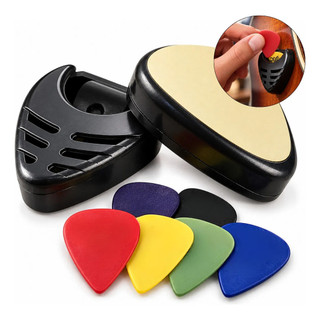 Kit 2 Porta Palhetas Com 6 Palhetas Para Violão Guitarra Isntrumentos Musicais