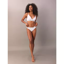 Top Triangulo Modern Cotton Calvin Klein Underwear Claro - Branco