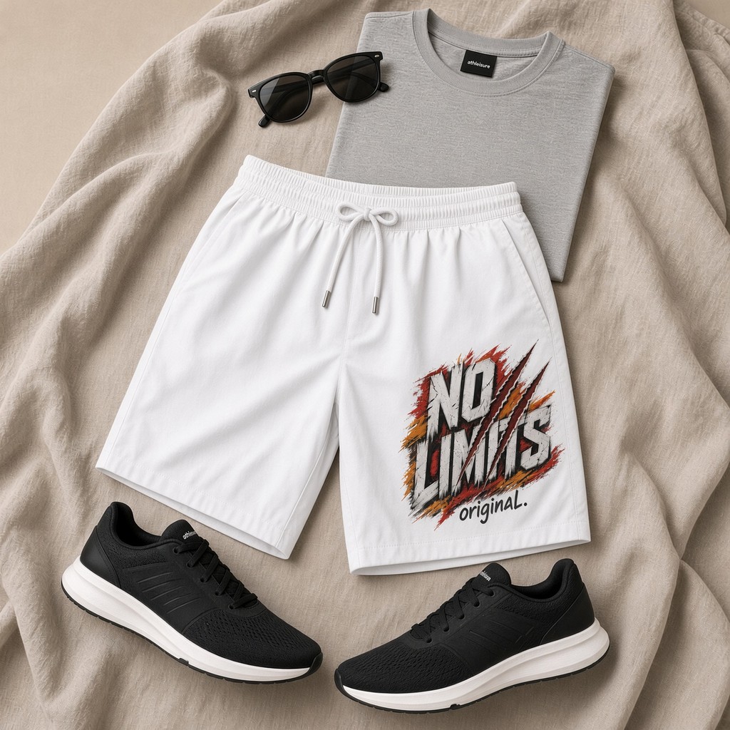 Short Moda Praia Masculino Bermuda Verão Tec Tell No Limits Academia Treino Corrida Musculacao Fit