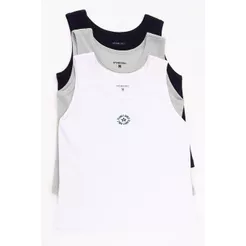 Kit 3 Regatas Femininas Gola Redonda Planet Girls Sortido