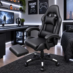 Cadeira Gamer Ergonômica Premium Start Line Best Chair Para Escritório Giratória e Reclinável