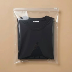 Saco Trilho Zip Transparente - Trilho Transparente - 30x35cm - 50 unidades - Rizzo