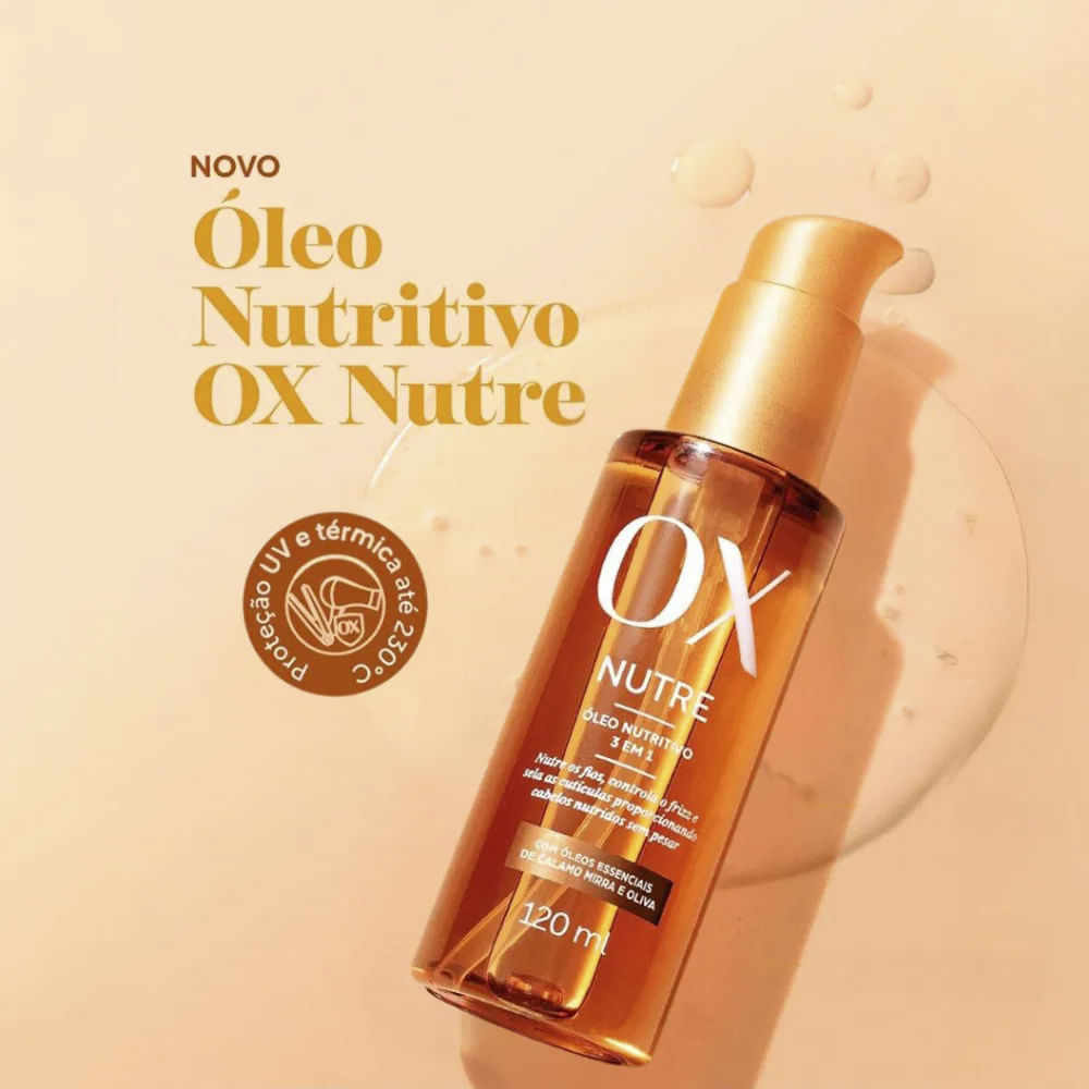 Kit OX Hialurônico Shampoo + Condicionador + Máscara 300g + Óleo Capilar Nutritivo 120ml — imagem 2 de 2