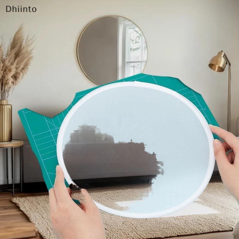 [Dhiint] Ventilador Dobrável Simples Circular Portátil Mão Redonda Mulher nk Para