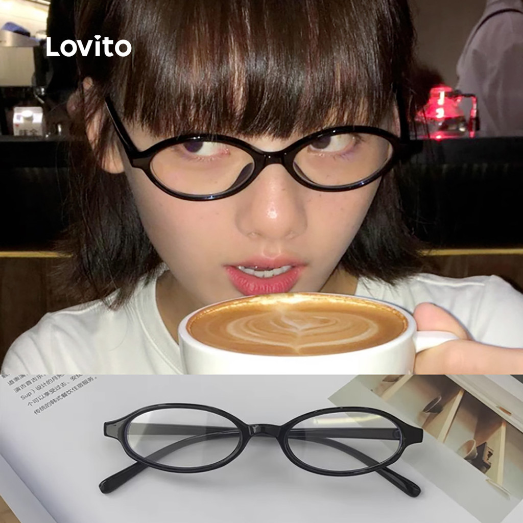 Lovito Óculos ovais LFASCS960 em Oferta na Shopee