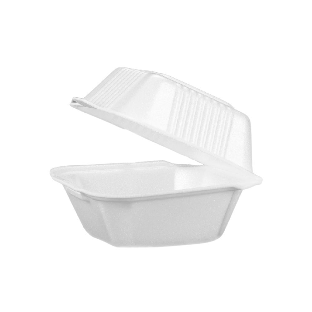 Hamburgueira de Isopor Ultratherm H01 com 100 unidades - Conservação Térmica e Praticidade para Lanches