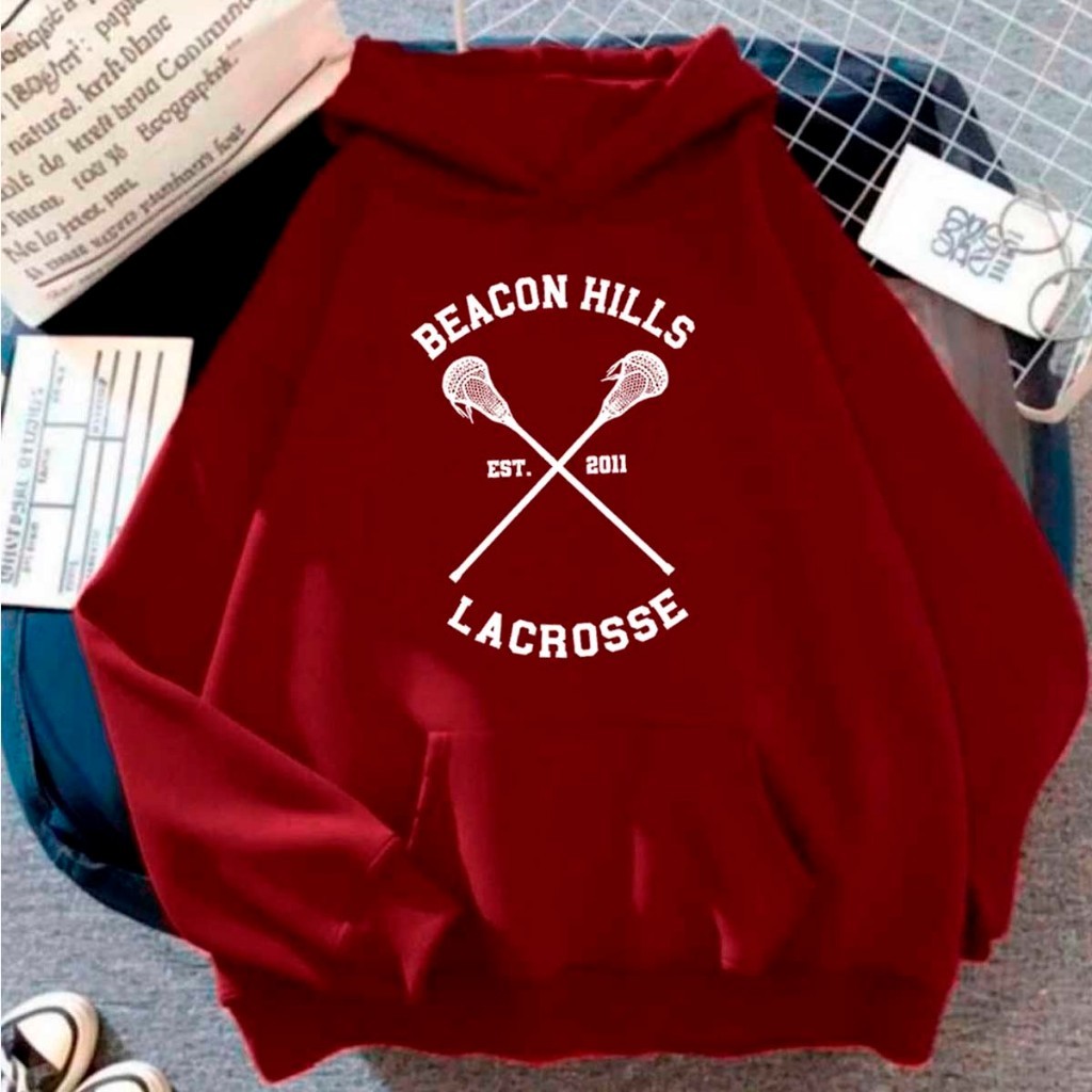 Moletom Canguru Algodão Blusa Inverno Casaco Capote 24 Teen Wolf Stilinski Beacon Hills Blusa de frio Sériado Fã