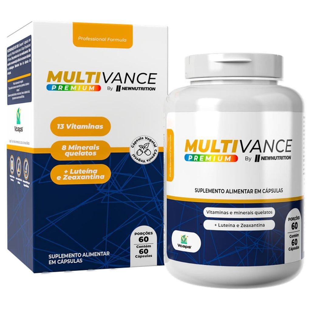Multivance Premium - 60 Cápsulas - NewNutrition