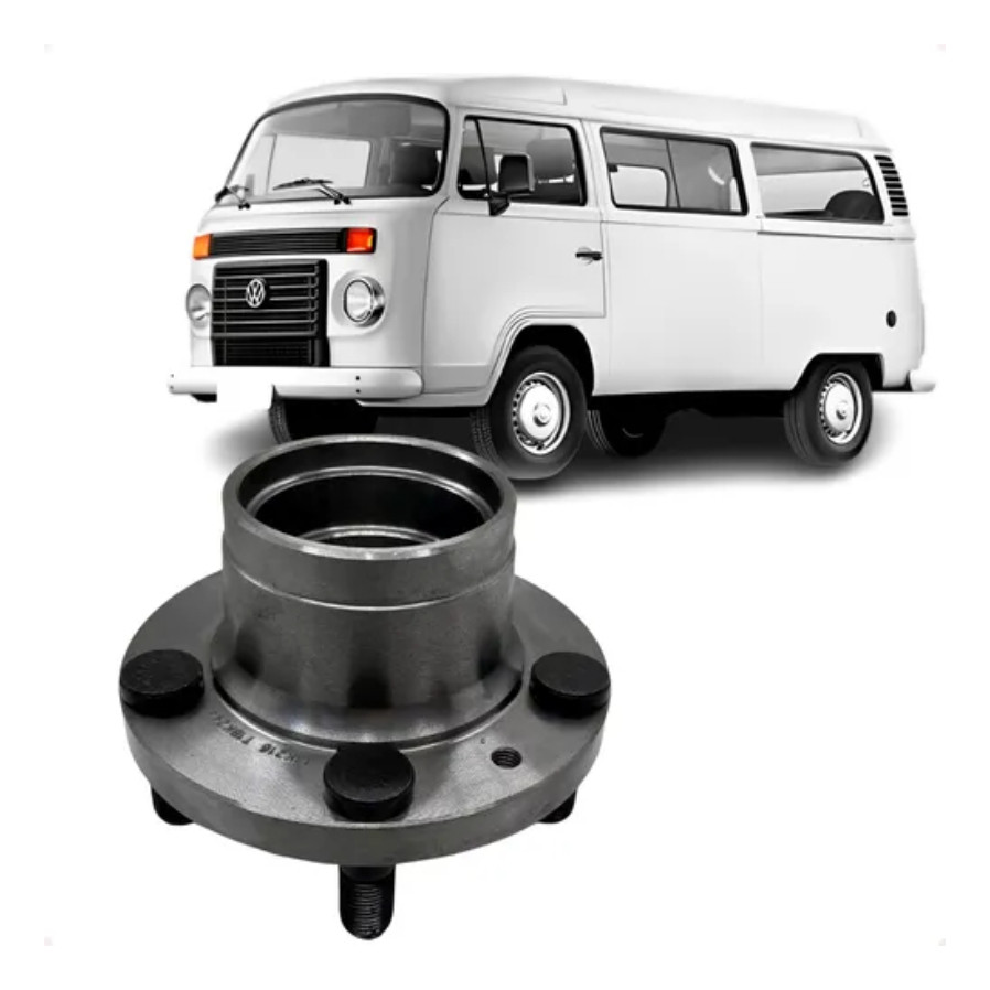 Cubo Roda Dianteiro Sem Rolamento Sem Abs Kombi  1982 À 2012
