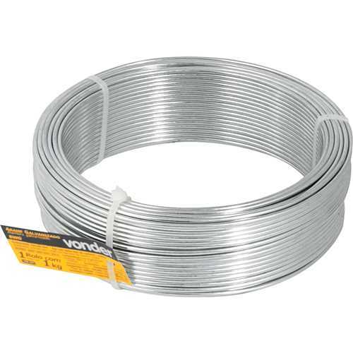 Arame Galvanizado, Comercial, BWG 18, 1,24mm - Vonder