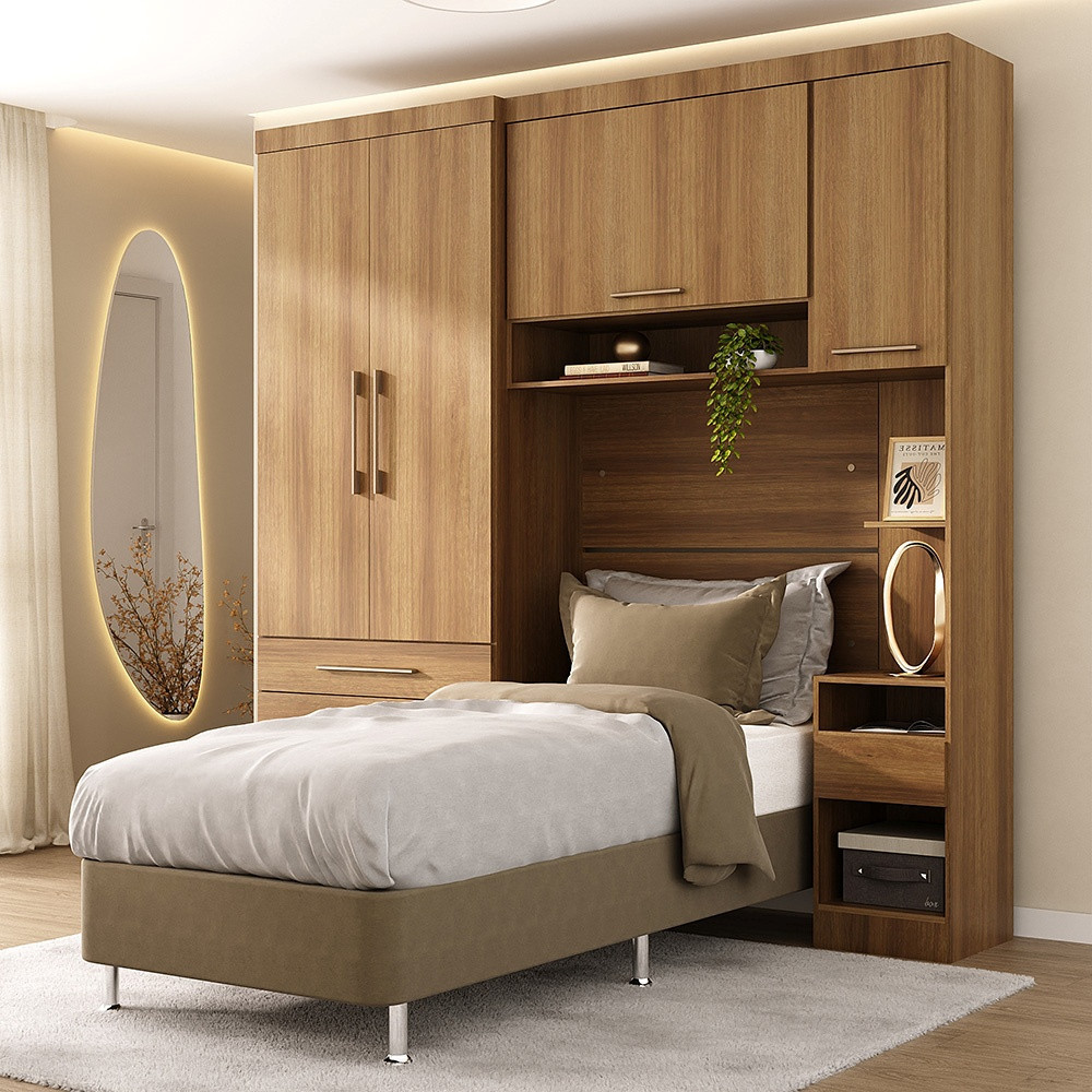 Guarda-Roupa de Solteiro com Maleiro: Onde Comprar | BuscaProdutos