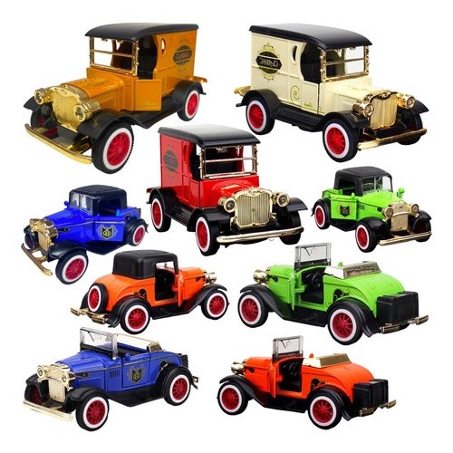 Carrinho Miniatura Antigo Calhambeque Clássicos Abre Porta