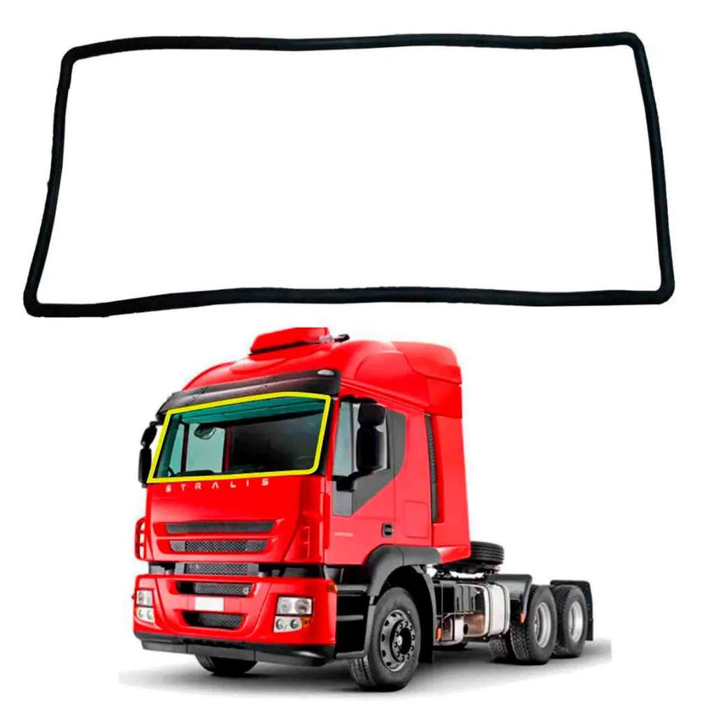 BORRACHA GUARNIÇÃO PARABRISA DIANTEIRO STRALIS/EUROTRAKKER/TRAKKER/EUROTECH 8143852