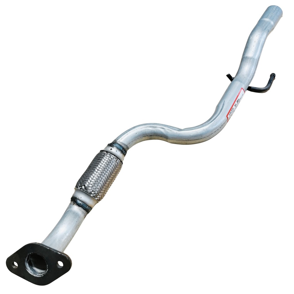 Escape Tubo do Motor Fiat Strada 1.8 8v de 2010 até 2011 com flexível inox