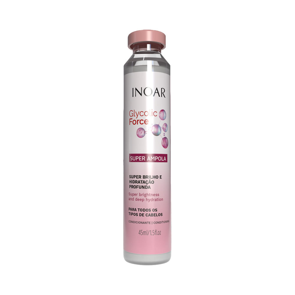 Ampola Inoar Glycolic Force 45ml em Oferta na Shopee