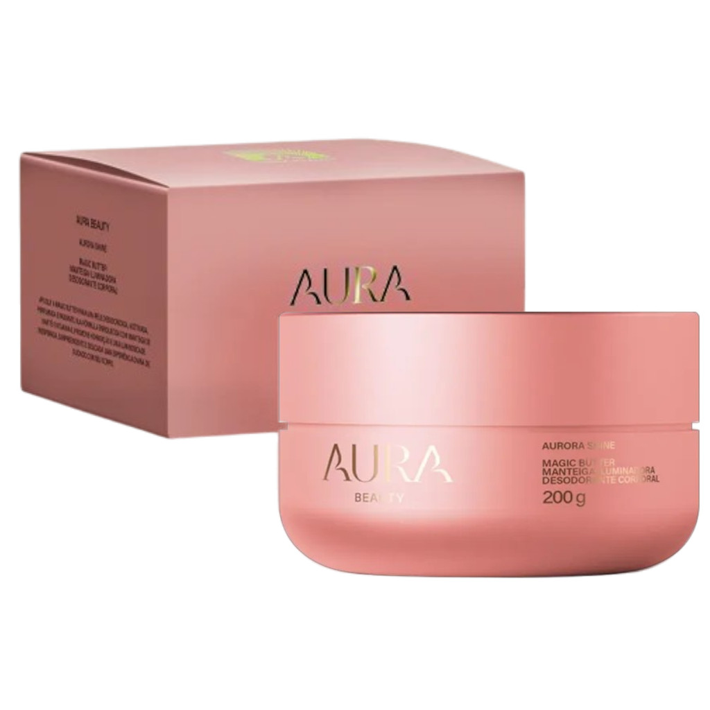 Manteiga Iluminadora Corporal cheiroso brilhante Magic Butter Aurora Shine