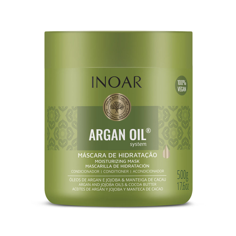 Máscara de Hidratação Inoar Argan Oil System 500g