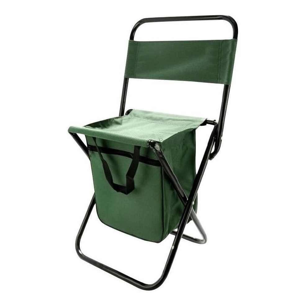 Cadeira De Camping E Pesca Dobrável Com Bolso Importway Leve Portátil E Resistente