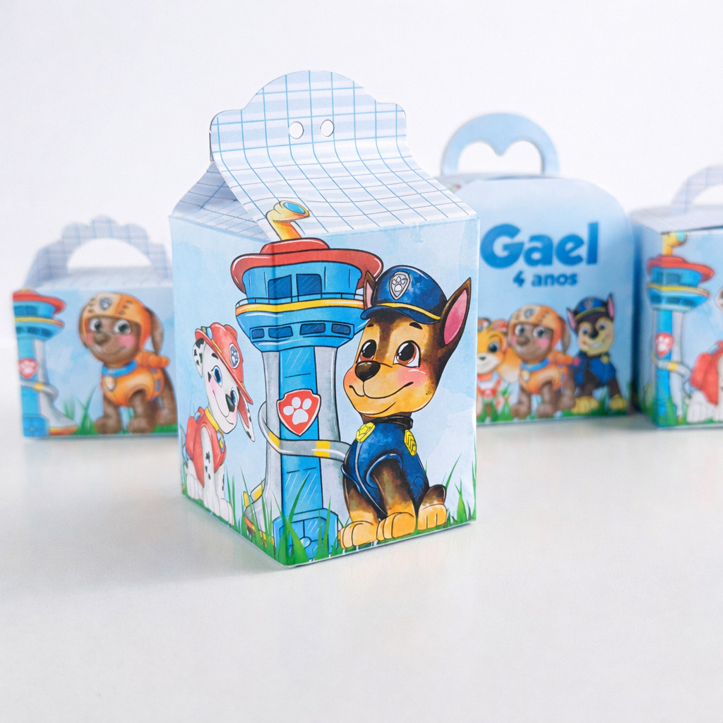 Kit Personalizado Patrulha Canina Aquarela - Monte você mesmo - lembrancinha Patrulha Canina Aquarela