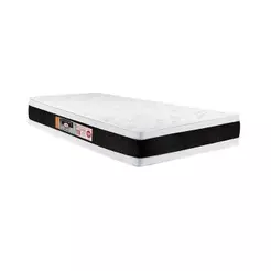 Colchão Solteiro Espuma D45 Black White AIR Euro Pillow Double Face (88x188x27) - Castor
