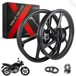 Par Roda Liga Leve Cg Titan Fan 150 Esd 04 A 13 Freio Disco