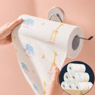 Rolo Pano De Limpeza 100 peças Reutilizável Absorvente Água Preguiçoso Seco Lavável Toalh…