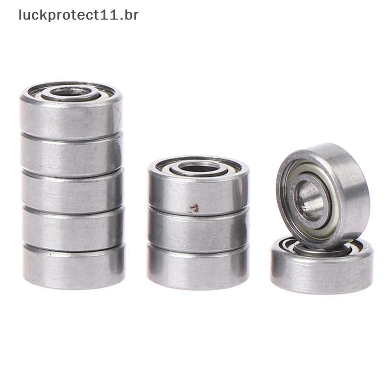 LTBR 10pcs Rolamentos Esféricos Em Miniatura De Aço Carbono Com Sulco Profundo 695ZZ ~