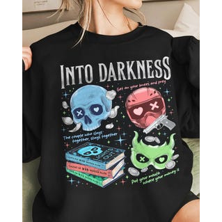 Camiseta Feminina Com Estampa de Personagens Fantásticos e Livros Confortável Linda e Estilosa Moda Feminina Casual