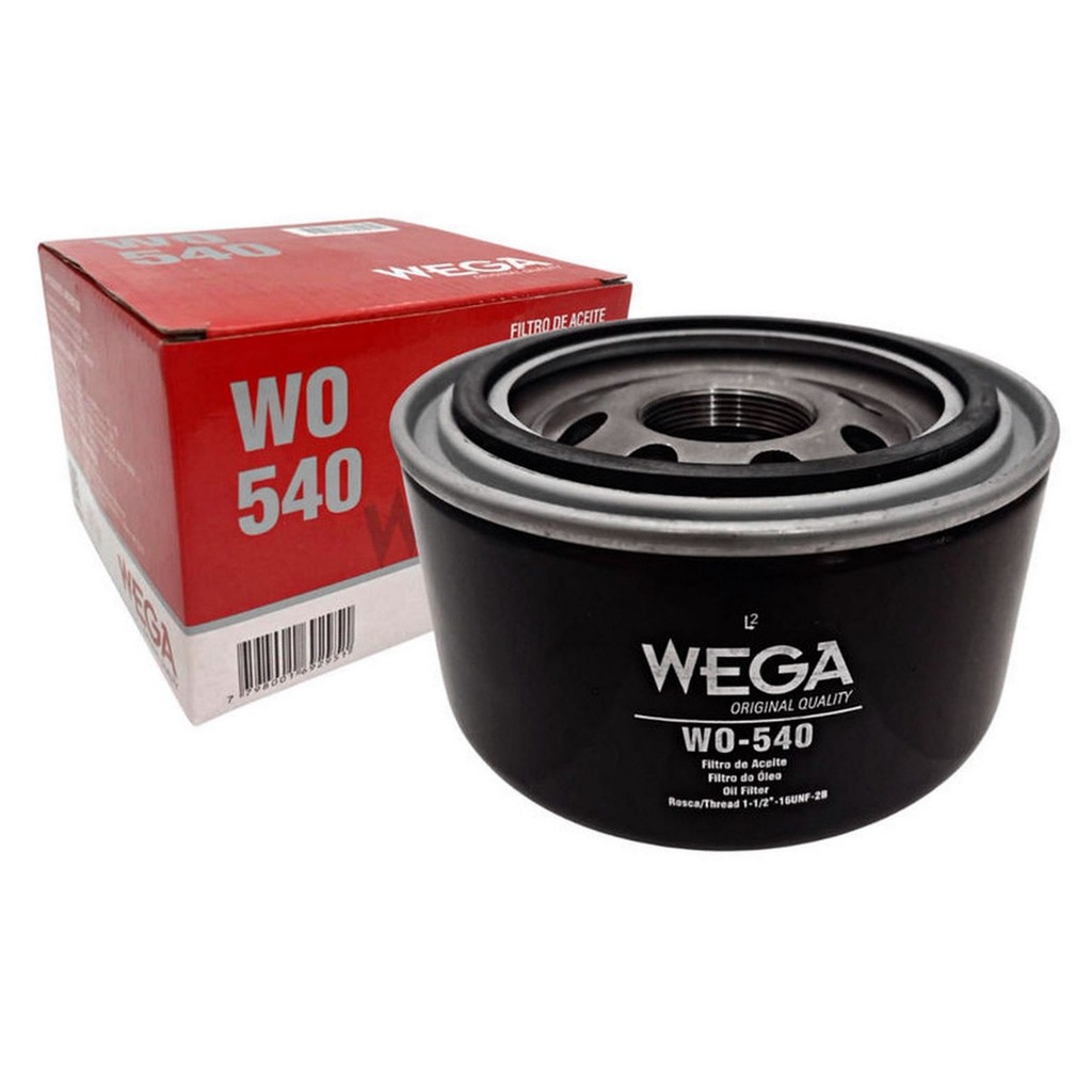 Filtro Óleo Lubrificante Chevrolet S10 2.8 MWM 2000/2011 Frontier 2.8 MWM 2002/2007 Wega WO540