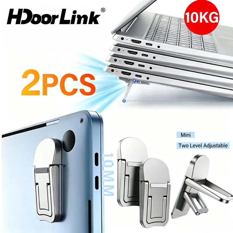 HdoorLink 2 Pçs/Set PC Dobrável Suporte Para Laptop Notebook De Refrigeração Riser Ajustável Universal Portátil Tablet