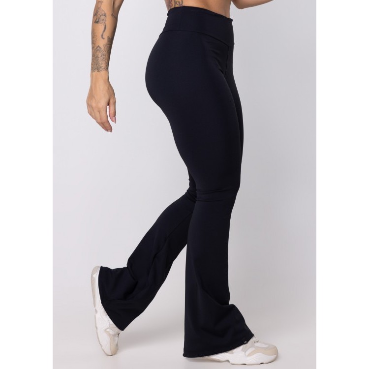 HARDYN Calça Legging Flare Fitness Poliamida Bailarina Poliamida Tendencia Upside
