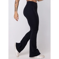 HARDYN Calça Legging Flare Fitness Poliamida Bailarina Poliamida Tendencia Upside