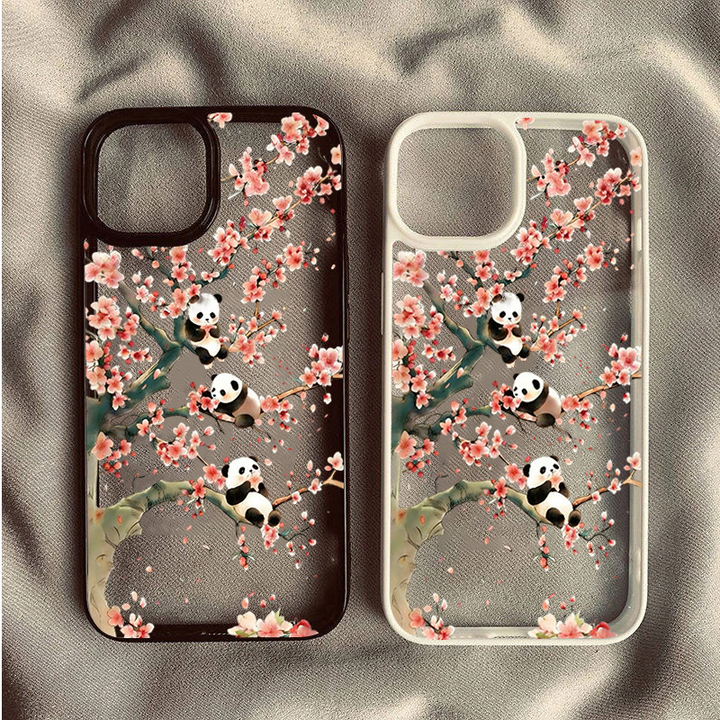 Bonito Panda Caso Para Samsung Galaxy S26 S25 Ultra S24 FE S23 S21 A56 A55 A54 A53 A52 A35 A34 A06 A16 A15 Capa