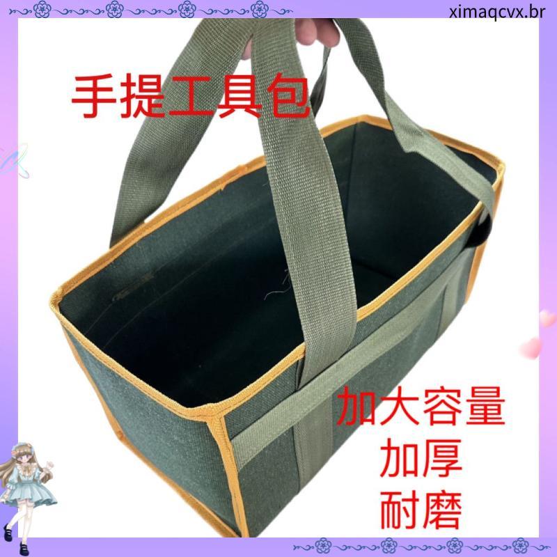 Bolsa de ferramentas portátil para reparo de eletricista, ferramenta portátil espessada, bolsa de armazenamento, bolsa d