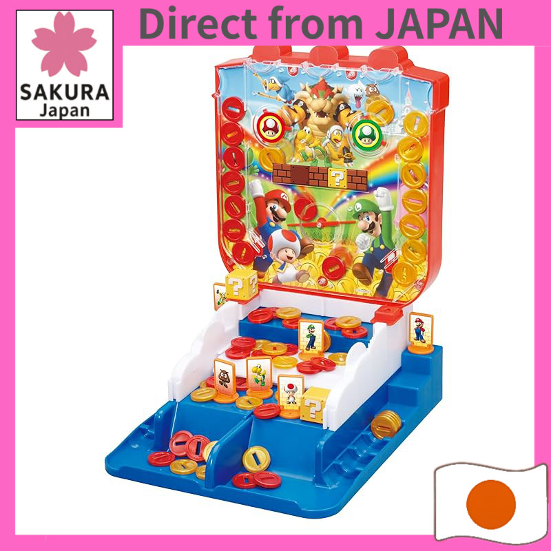 EPOCH Super Mario Jackpot! Lucky Coin Game ST Mark certified Ages 4 and up Toy Game Players: 1-2 EPOCH